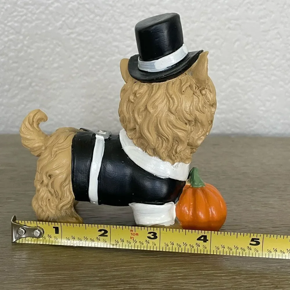 Shaggy Dog Fall Halloween Tier Tray Decor Figurine